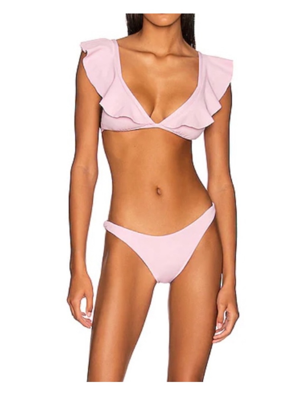 Eberjey Pique Graziela Bikini Top and Coco Bottoms in Pink